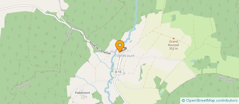 localisation de l'entreprise GAEC SONNET  TIGNECOURT