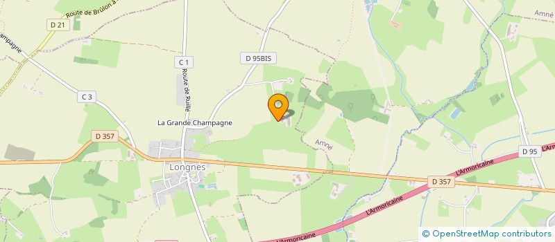 localisation de l'entreprise GAEC SOUDAN  SAINT CHRISTOPHE EN CHAMPAGNE