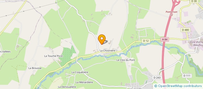 localisation de l'entreprise GAEC SOUFFRANT à SAINT-JAMES