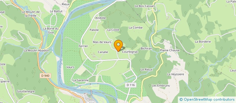 localisation de l'entreprise GAEC SOULIE à ALTILLAC
