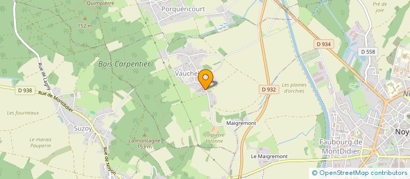 localisation de l'entreprise GAEC SOUPLY FRERES à VAUCHELLES