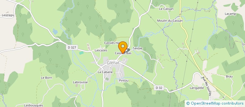 localisation de l'entreprise GAEC SOUQUAL à GLENAT