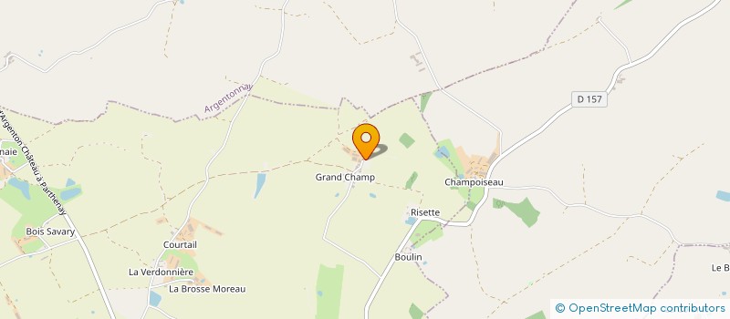 localisation de l'entreprise GAEC SOUS LES ARBRES  BRESSUIRE