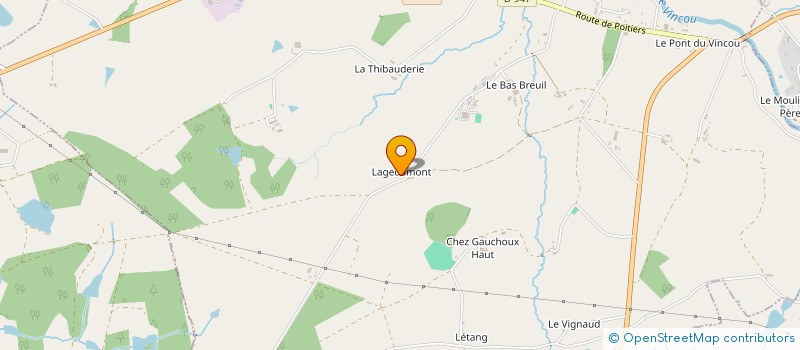 localisation de l'entreprise GAEC SOUVIGNET à PEYRAT-DE-BELLAC