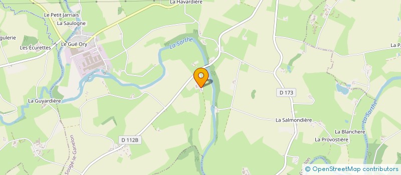 localisation de l'entreprise GAEC SP JOUSSELIN à SOUGE LE GANELON