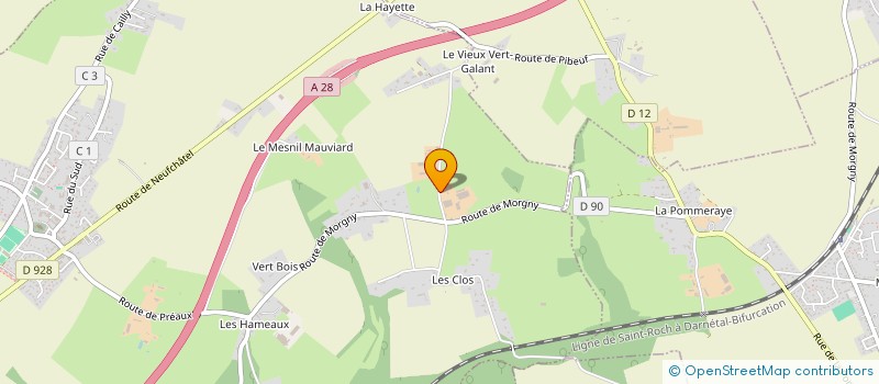 localisation de l'entreprise GAEC ST NICOLAS  QUINCAMPOIX