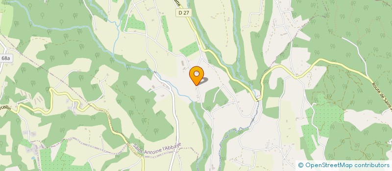 localisation de l'entreprise GAEC STEJODY  SAINT ANTOINE L'ABBAYE