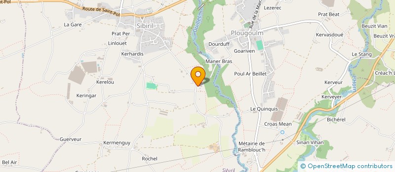 localisation de l'entreprise GAEC STEPHAN  SIBIRIL