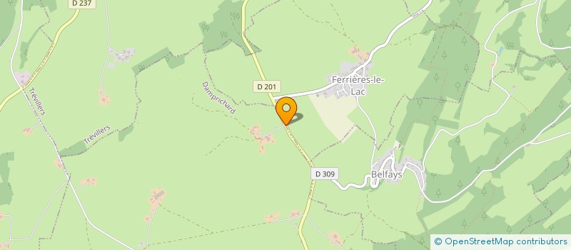 localisation de l'entreprise GAEC STORTZ à DAMPRICHARD