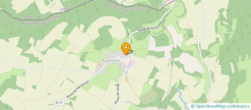 localisation de l'entreprise GAEC STRAUB  ARGILLIERES