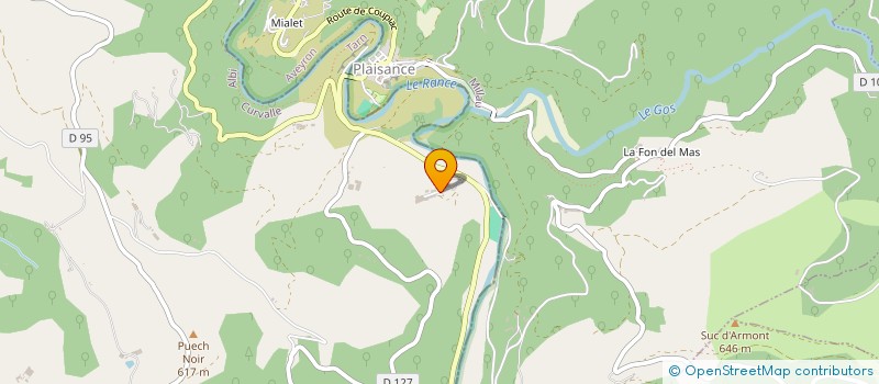 localisation de l'entreprise GAEC SUAU LA LANDE à CURVALLE