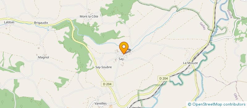 localisation de l'entreprise GAEC SUDRE à GELLES