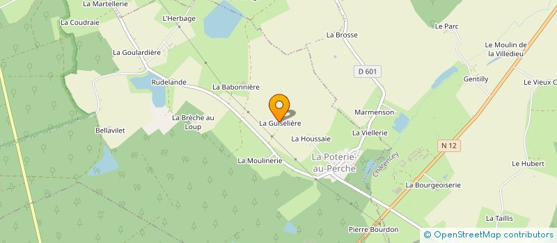 localisation de l'entreprise GAEC SYLVESTRE à TOUROUVRE AU PERCHE