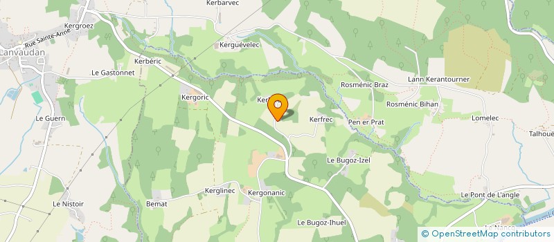 localisation de l'entreprise GAEC TALABARDON à INZINZAC-LOCHRIST