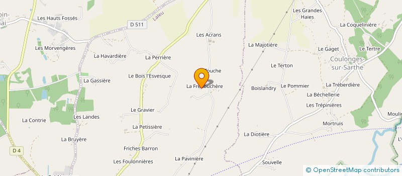 localisation de l'entreprise GAEC TANNOE à LALEU