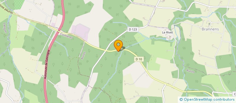 localisation de l'entreprise GAEC TAUZIN ET FILS à BRANNENS
