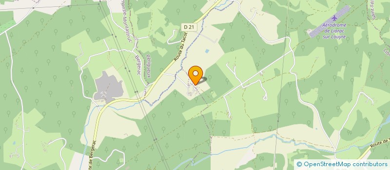 localisation de l'entreprise GAEC TERRE D'OSTARA  LIORAC-SUR-LOUYRE