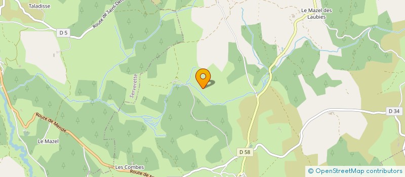 localisation de l'entreprise GAEC TERRE DE GRANIT LE MONTEIL  MONTS-DE-RANDON