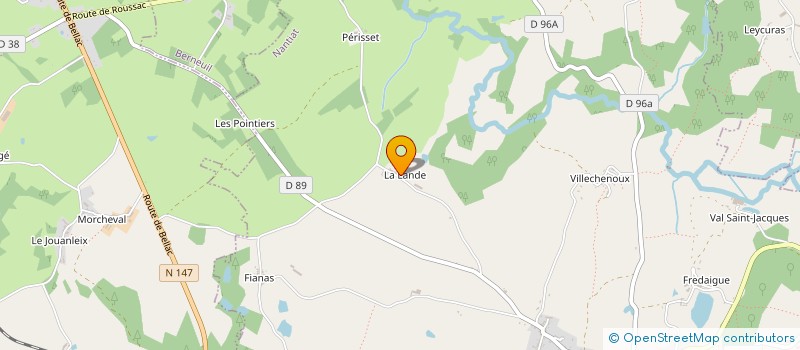 localisation de l'entreprise GAEC TERRE ET PASSION  NANTIAT