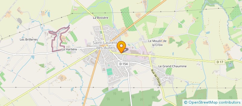 localisation de l'entreprise GAEC TERRIEN  OREE-D'ANJOU