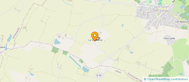 localisation de l'entreprise GAEC TESSON  LA CHAPELLE-HERMIER