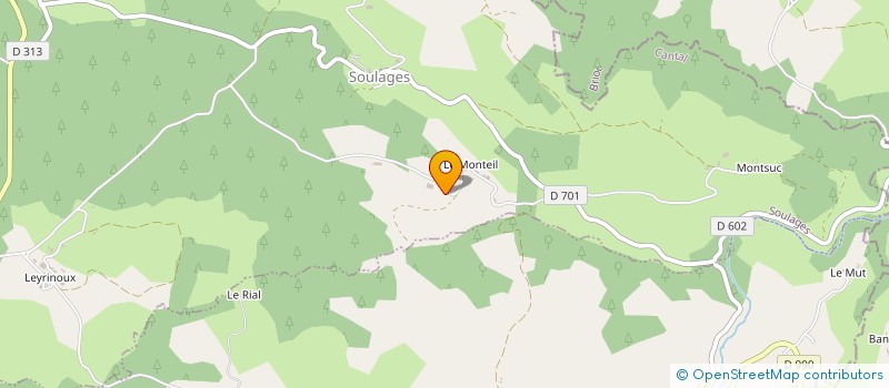 localisation de l'entreprise GAEC TESTALAT à MONTCHAMP