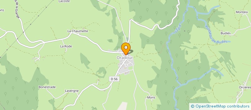 localisation de l'entreprise GAEC THEROND VILLARET à NEUVEGLISE-SUR-TRUYERE