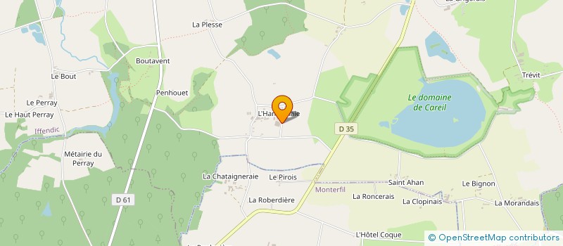 localisation de l'entreprise GAEC THOMAS à IFFENDIC