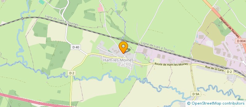 localisation de l'entreprise GAEC TISSOUX  HAM-LES-MOINES