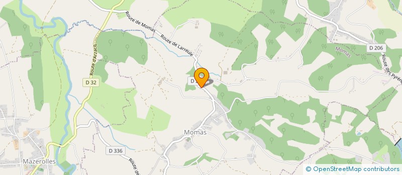 localisation de l'entreprise GAEC TOMA TERRA  MOMAS