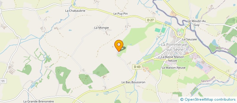 localisation de l'entreprise GAEC TOUCHE PRE à SEVREMONT