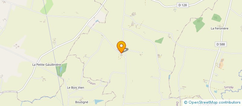 localisation de l'entreprise GAEC TRETON  DENAZE