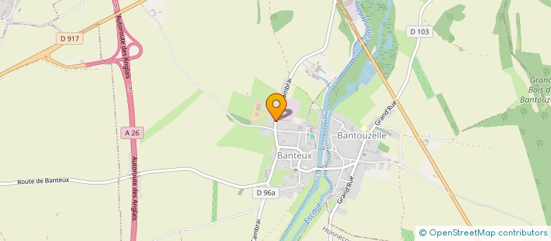 localisation de l'entreprise GAEC TROCMET FRERES  BANTEUX