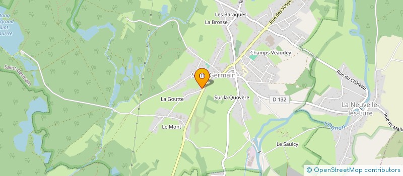 localisation de l'entreprise GAEC TROUTOT à BOUHANS-LES-LURE
