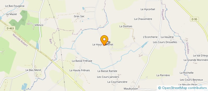 localisation de l'entreprise GAEC TROVALET à VISSEICHE