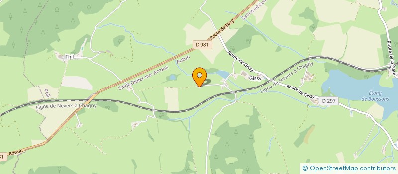 localisation de l'entreprise GAEC TRUCHOT  TAGNIERE (LA)