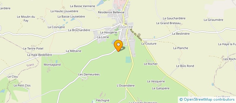 localisation de l'entreprise GAEC TURPIN à COURCITE