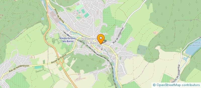 localisation de l'entreprise GAEC UHLMANN à NIEDERBRONN-LES-BAINS