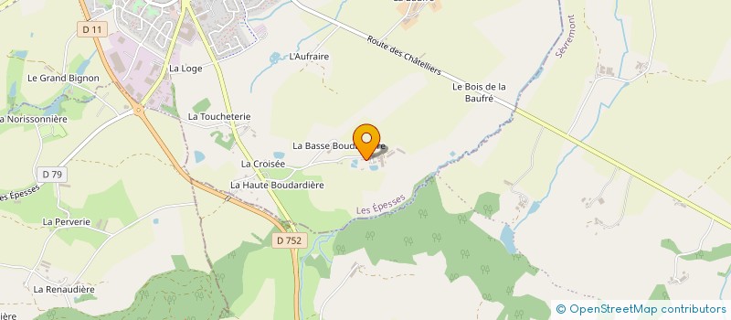 localisation de l'entreprise GAEC UNIFORCE à LES EPESSES