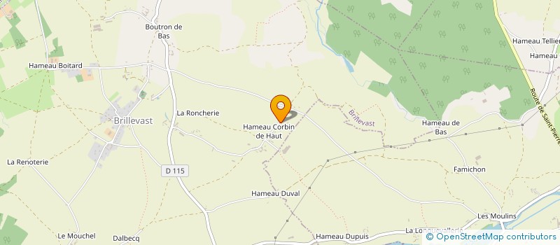 localisation de l'entreprise GAEC VABRILLE à BRILLEVAST