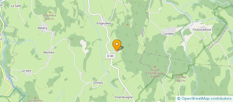 localisation de l'entreprise GAEC VAISSET  NEOUX