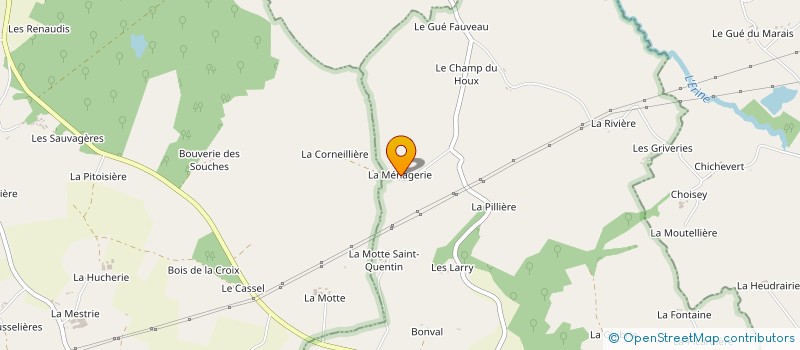 localisation de l'entreprise GAEC VAN EE à SAINT-QUENTIN-DE-BLAVOU