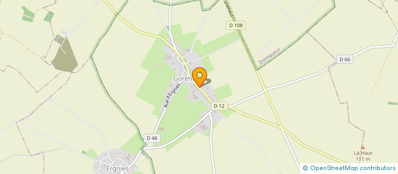 localisation de l'entreprise GAEC VANDEKERCKHOVE à GORENFLOS