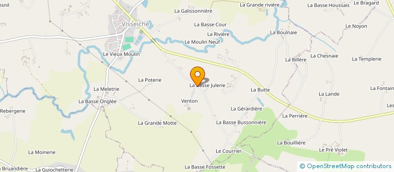 localisation de l'entreprise GAEC VENTON à VISSEICHE