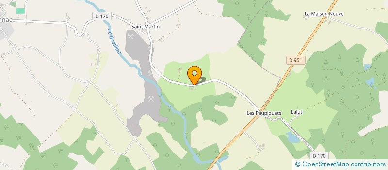 localisation de l'entreprise GAEC VERGEER à AMBERNAC