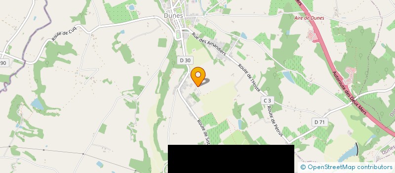 localisation de l'entreprise GAEC VERGERS DE TOUTICAUT  DUNES