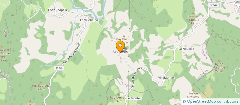 localisation de l'entreprise GAEC VERGONJEANNE  REMPNAT