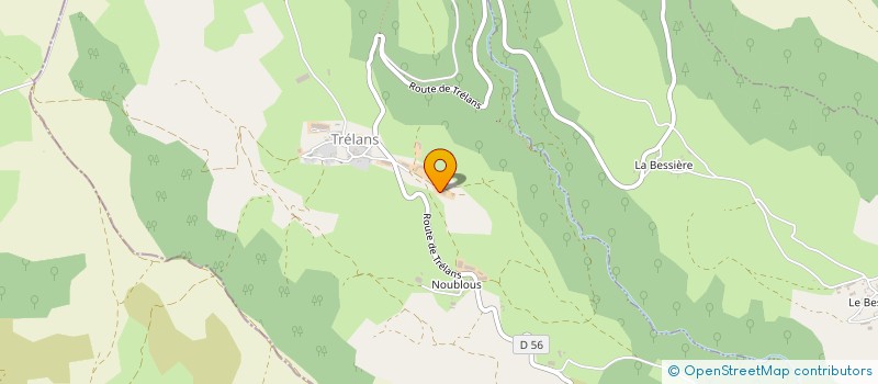 localisation de l'entreprise GAEC VERLAGUET  TRELANS