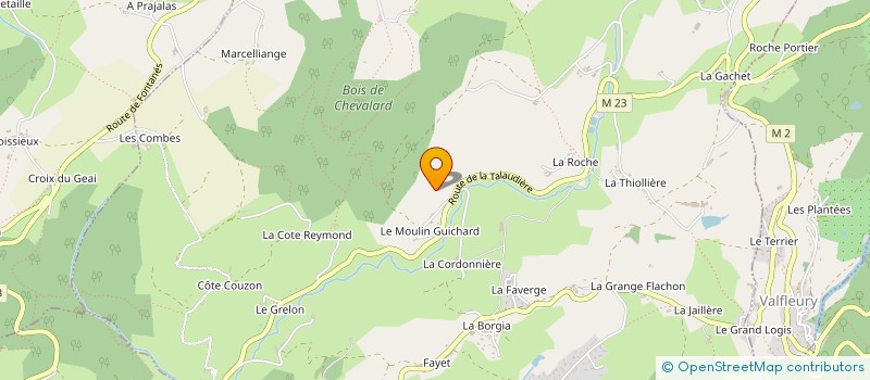 localisation de l'entreprise GAEC VERNAY-MAZENCIEUX à SAINT-CHRISTO-EN-JAREZ