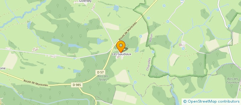 localisation de l'entreprise GAEC VERNEAU-BLANC  TOULON-SUR-ARROUX